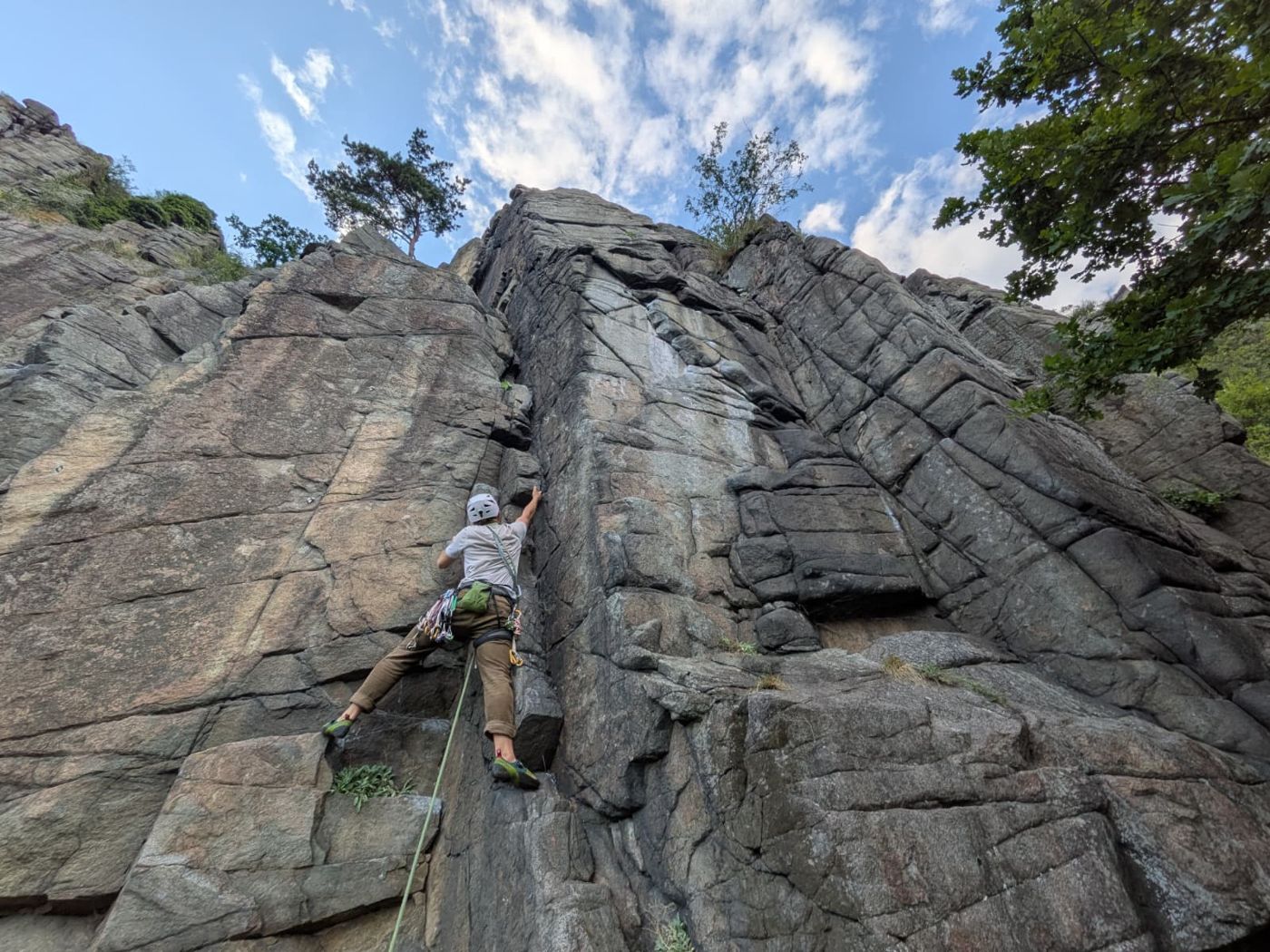 Lead climbing
